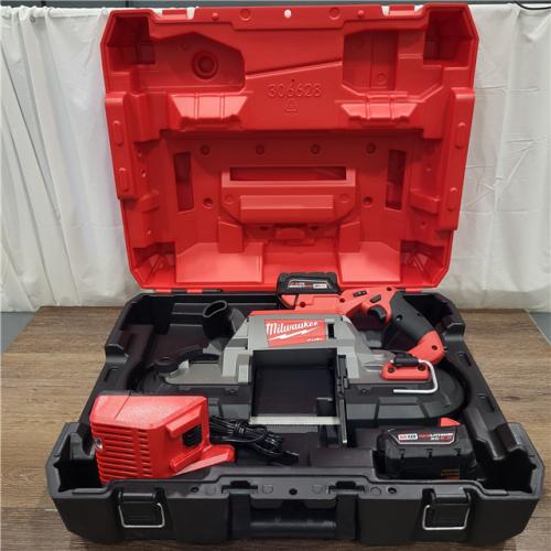 AS-IS Milwaukee 2729-22 - M18 Fuel 18V 5.0Ah Li-Ion Cordless Brushless Band Saw Kit