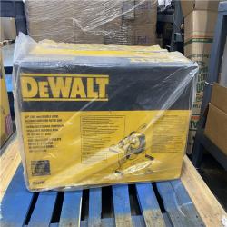 AS-IS DEWALT 15 Amp Corded 12 in. Double Bevel Sliding Compound Miter Saw with XPS Technology, Blade Wrench and Material Clamp