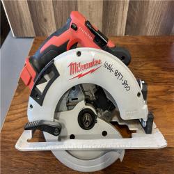 AS-IS MILWAUKEE M18 18V Lithium-Ion Brushless Cordless 7-1/4 in. Circular Saw (Tool-Only)