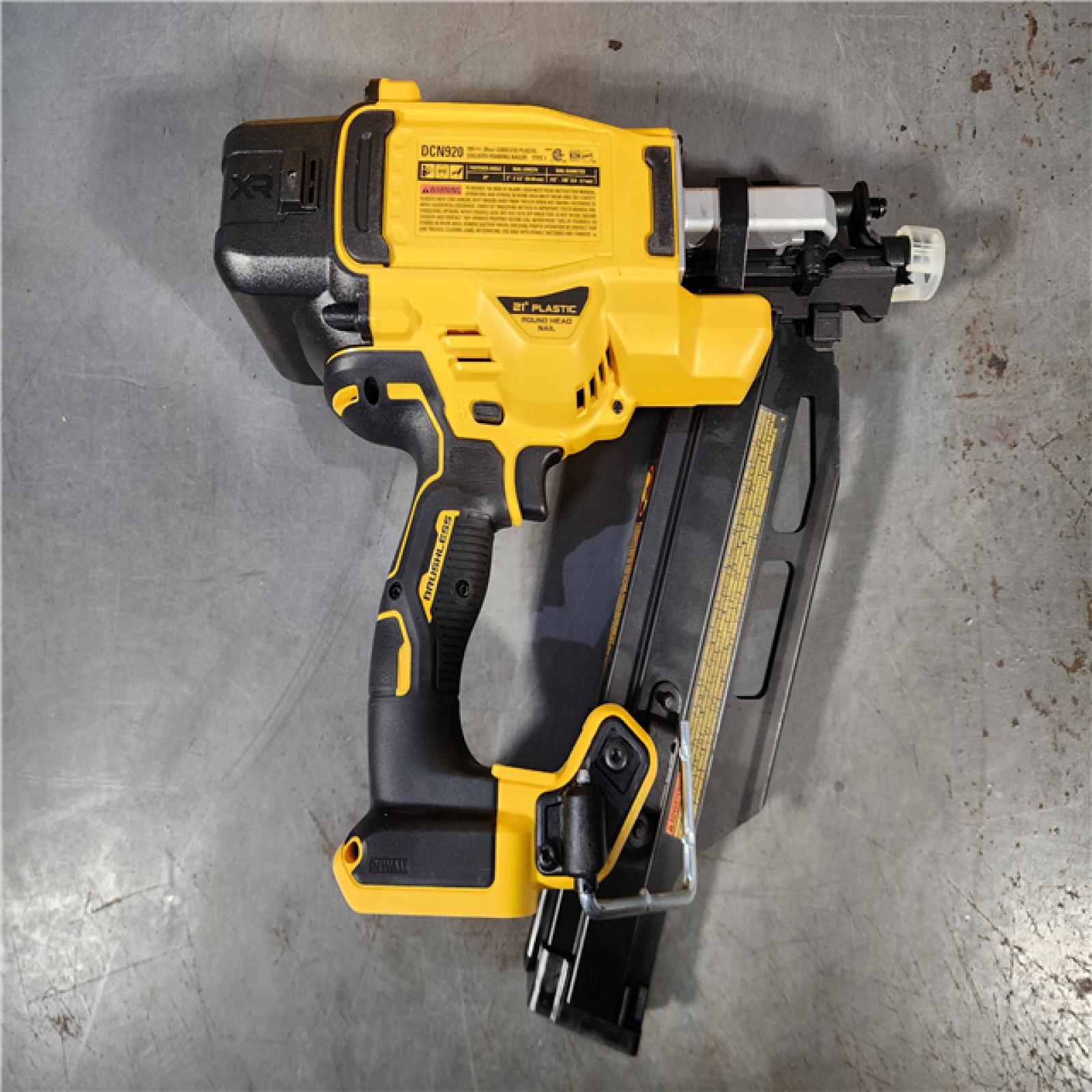 HOUSTON LOCATION - AS-IS DEWALT 20-Volt 21Â° Cordless Framing Nailer (Tool-Only)