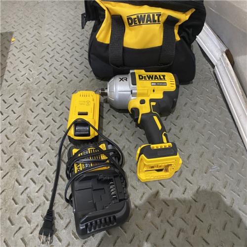 Houston location AS-IS DEWALT 20V MAX* XR 1/2  High Torque Impact Wrench with Hog Ring Anvil