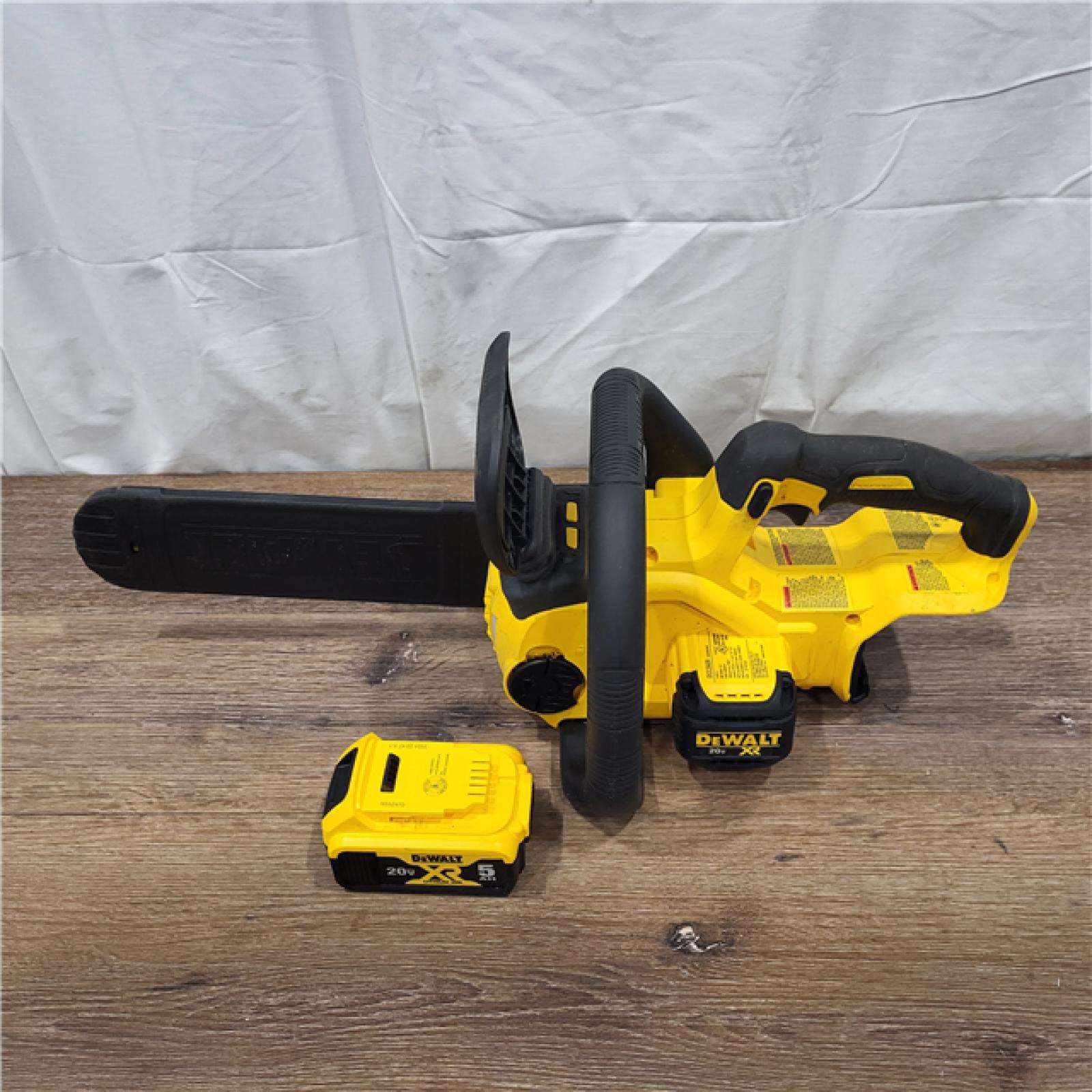 AS-IS DEWALT 20V MAX Brushless Cordless 12in. Chainsaw Kit