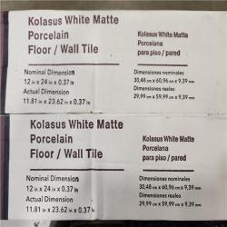 Phoenix Location Home Decorators Collection Kolasus White 12 in. x 24 in. Matte Porcelain Stone Look Floor and Wall Tile (4336 sq. ft. 28 Case)