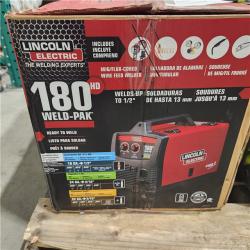 DALLAS LOCATION - AS-IS Lincoln Electric Weld Pak 180 Hd