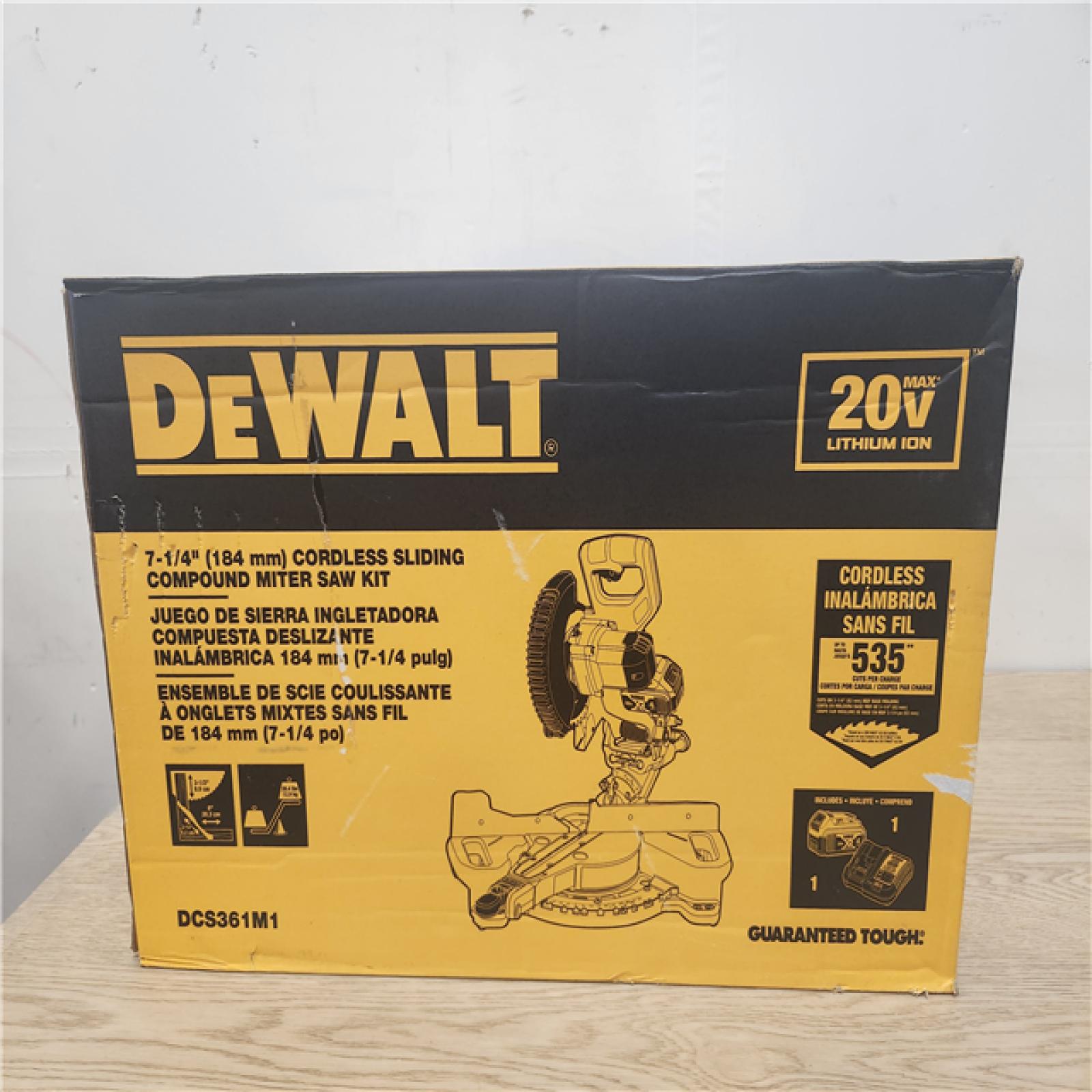 Phoenix Location DEWALT 20V MAX Cordless 7-1/4 in. Sliding Miter Saw (Tool Only)