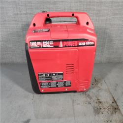 HOUSTON LOCATION - AS-IS 1500-Watt Recoil Start Gasoline Powered Ultra-Light Inverter Generator with 60cc OHV Engine and CO Sensor Shutdown