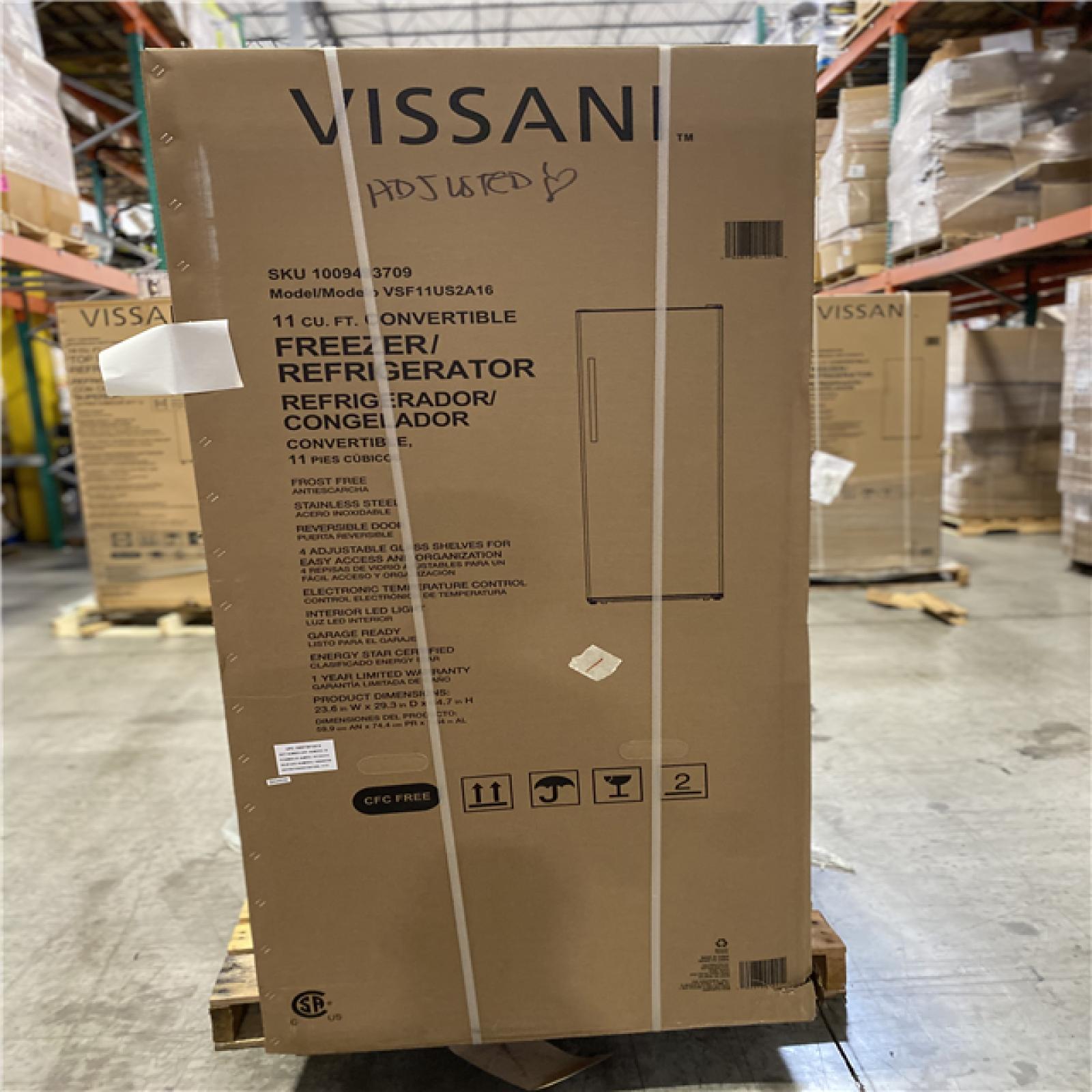 DALLAS LOCATION - Vissani MIXED REFRIGERADOR PALLET - (2 UNITS)