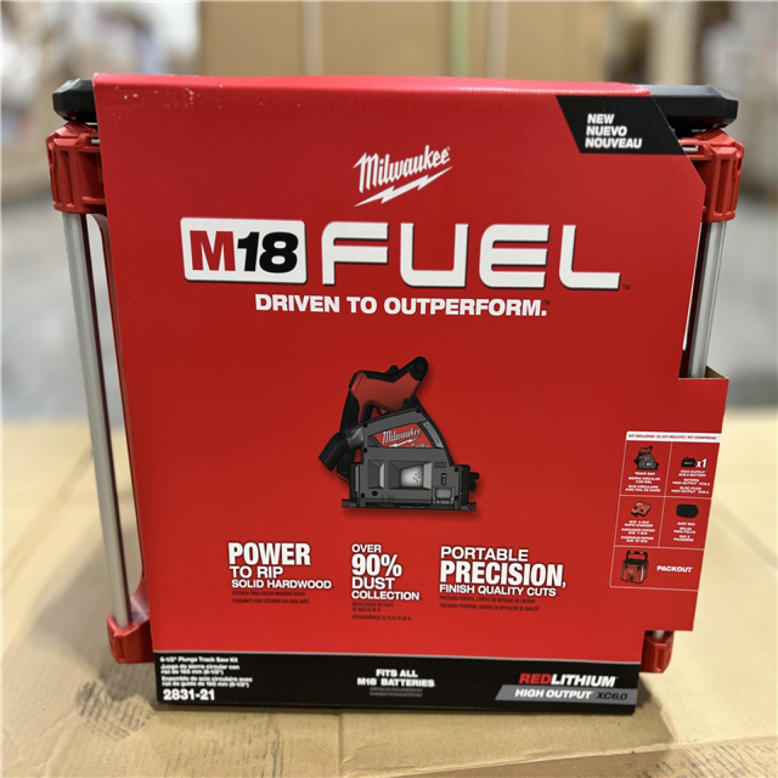 DALLAS LOCATION - NEW! Milwaukee M18 FUEL 6 1/2inch Plunge Track Saw Kit