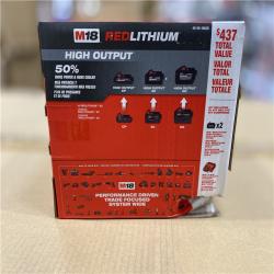 NEW! - Milwaukee M18 18-Volt Lithium-Ion High Output Starter Kit with Two 6.0 Ah Battery and Charger