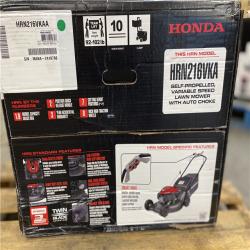 DALLAS LOCATION - NEW! Honda 21 in. 3-in-1 Variable Speed Gas Walk Behind Self-Propelled Lawn Mower with Auto Choke