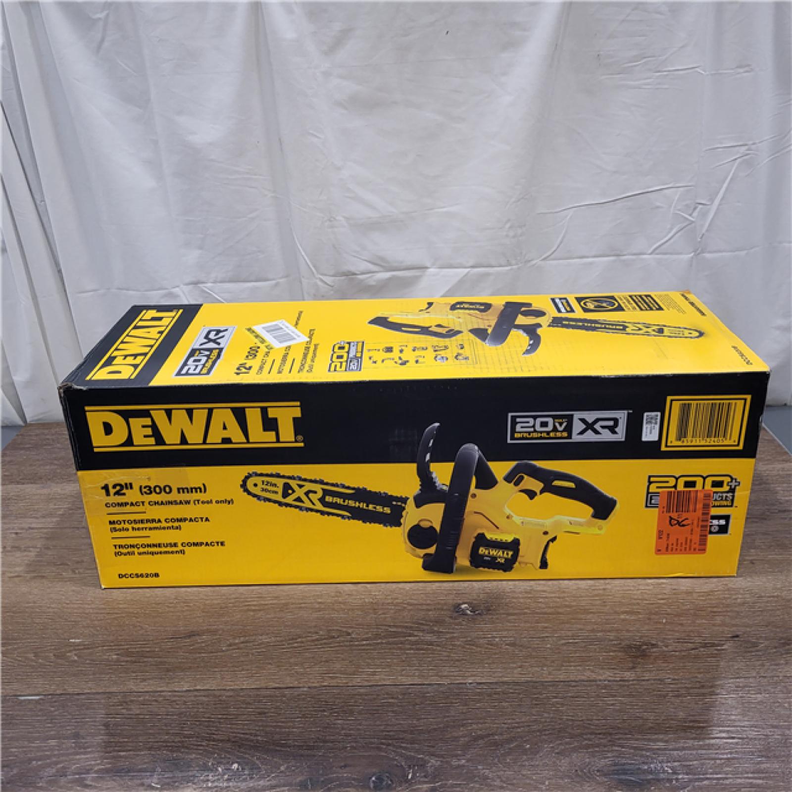 AS-IS DEWALT 20V MAX 12in. Brushless Cordless Battery Powered Chainsaw (Tool Only)