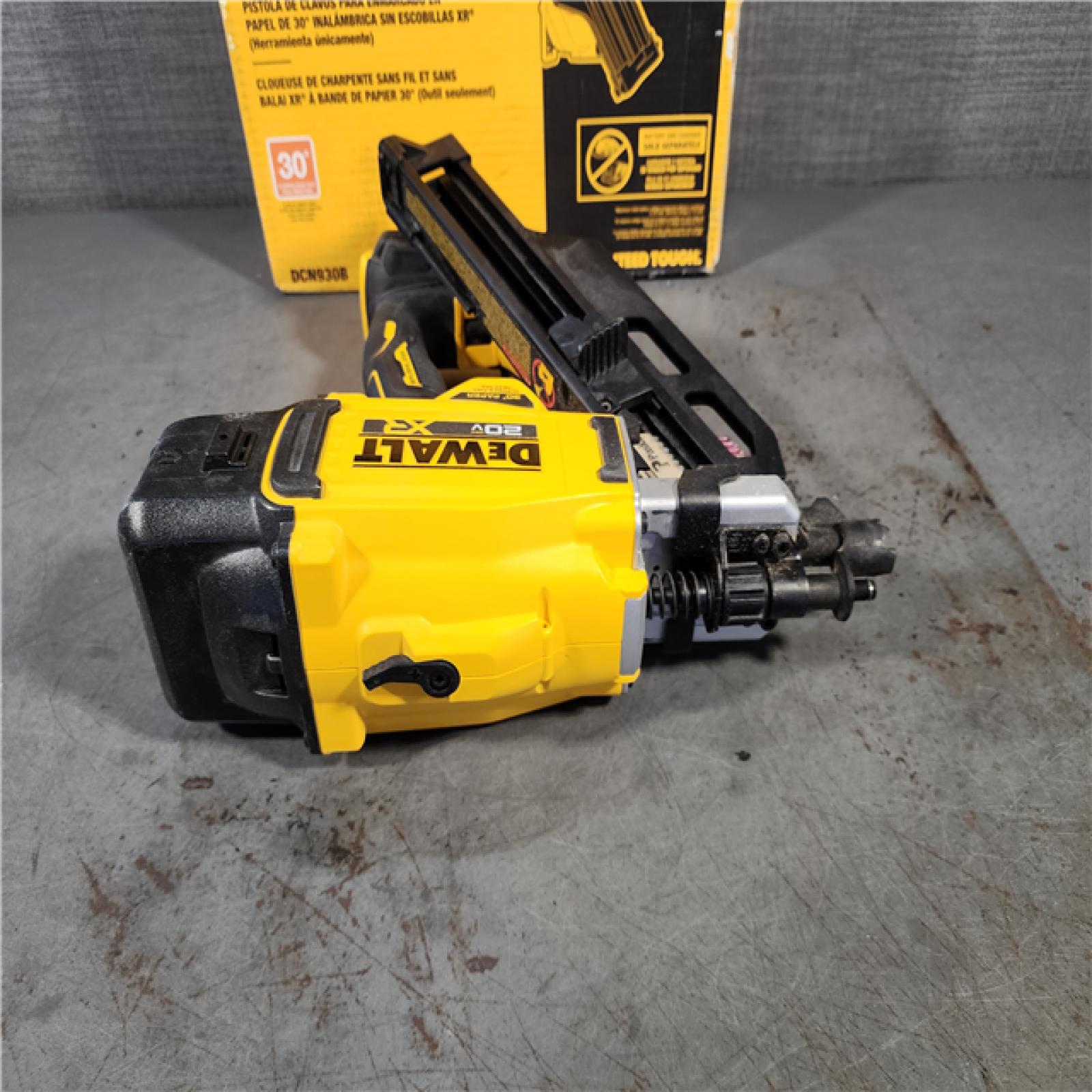 HOUSTON LOCATION - AS-IS DEWALT 20-Volt 30Â° Cordless Framing Nailer (Tool-Only)