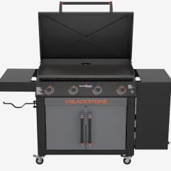 DALLAS LOCATION - Blackstone 36 Culinary Omnivore Griddle with Side Table 4-Burner Liquid Propane Flat Top Grill PALLET -(4 UNITS)