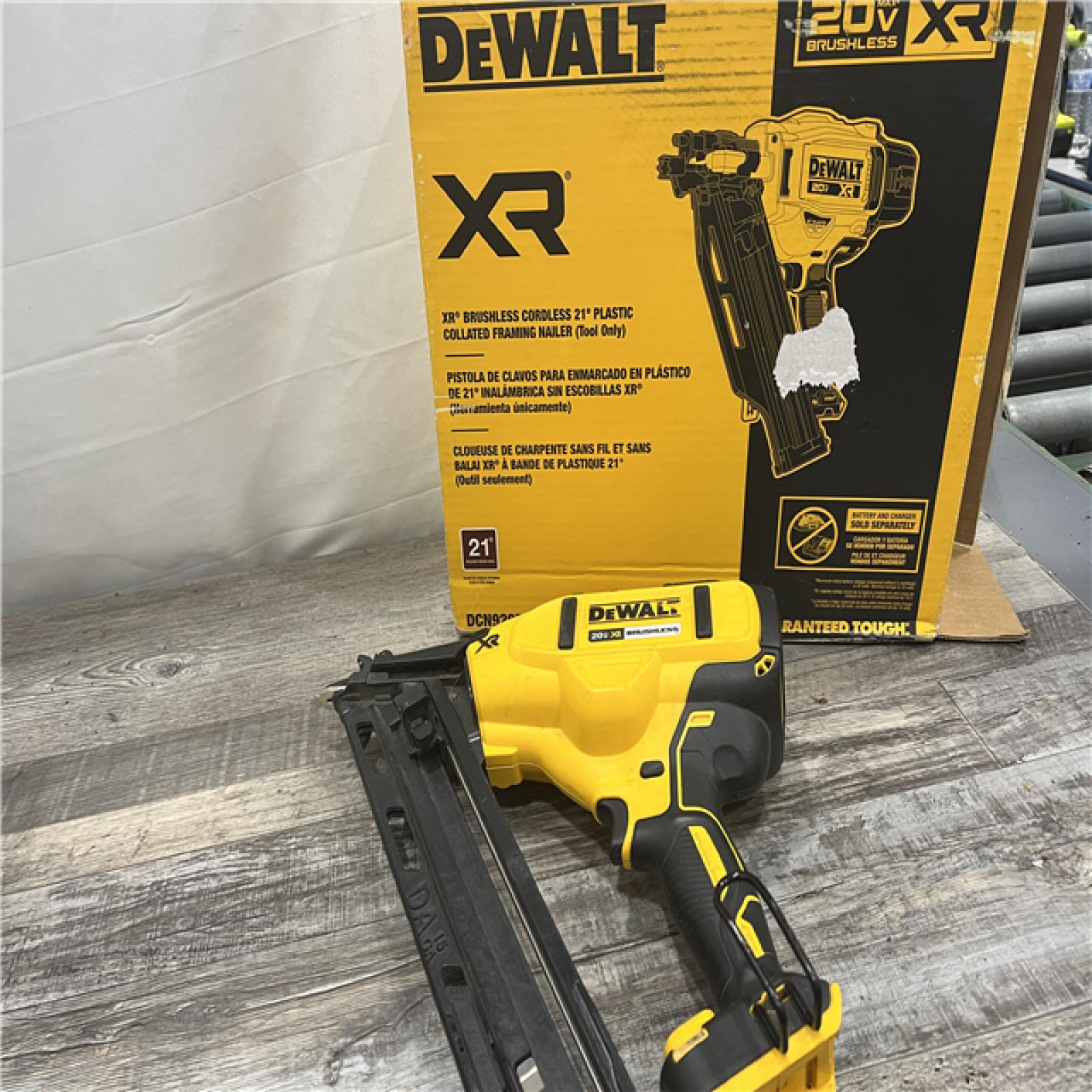 AS-IS DEWALT 20-Volt 21Â° Cordless Framing Nailer (Tool-Only)