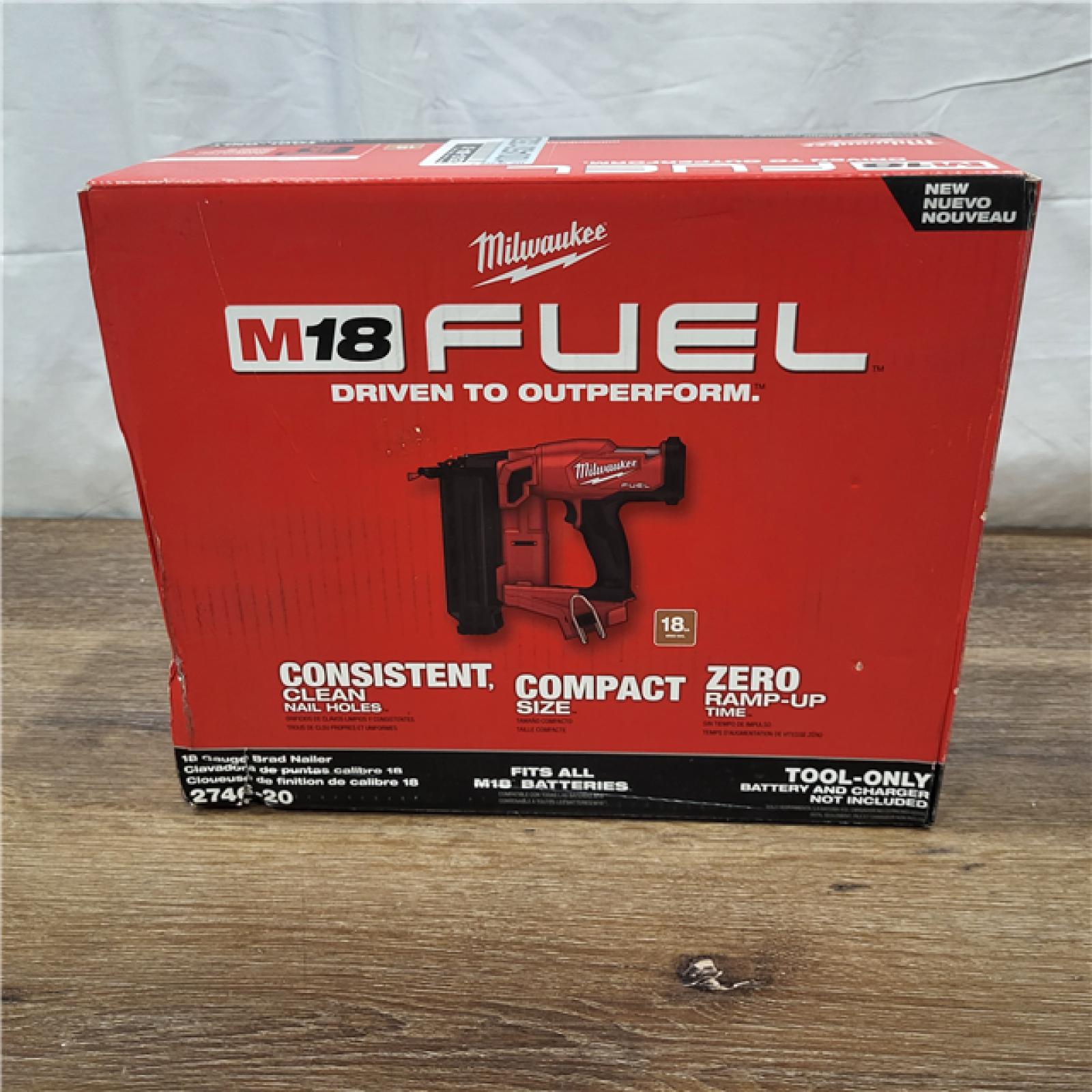 AS-IS Milwaukee M18 Fuel 18V Brushless 18-Gauge Brad Nailer 2746-20 (Bare Tool)