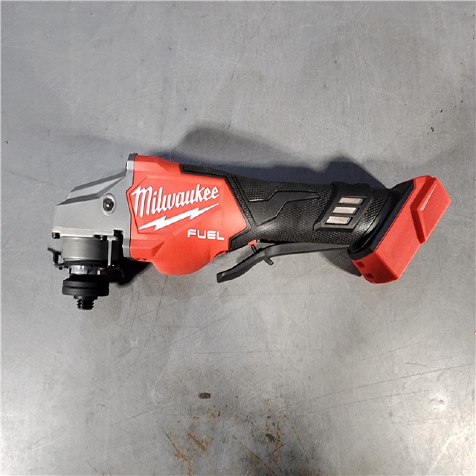 HOUSTON LOCATION - AS-IS (APPEARS LIKE NEW) Milwaukee M18 FUEL 4-1/2-6 Braking Grinder, Paddle Switch (TOOL ONLY)