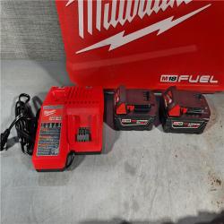 HOUSTON LOCATION - AS-IS (APPEARS LIKE NEW) Milwaukee M18 FUEL 18V Lithium-Ion Brushless Cordless Hammer Drill and Impact Driver Combo Kit (2-Tool) with 2 Batteries