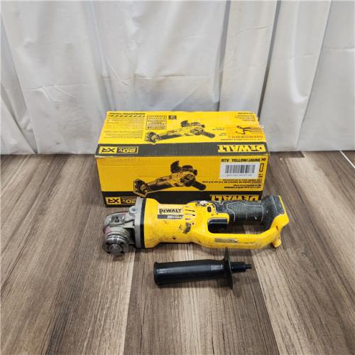 AS IS DeWalt DCG405B 20V Max XR 4.5-Inch Slide Switch Small Angle Grinder (Tool Only)