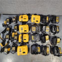 HOUSTON LOCATION - AS-IS DEWALT BATTERY CHARGER PACK QTY - 24