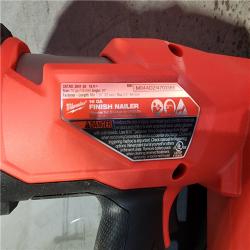 HOUSTON LOCATION - AS-IS (APPEARS LIKE NEW) Milwaukee 2841-20 18V Cordless Gen II 16 Gauge Angled Finish Nailer (Tool Only)