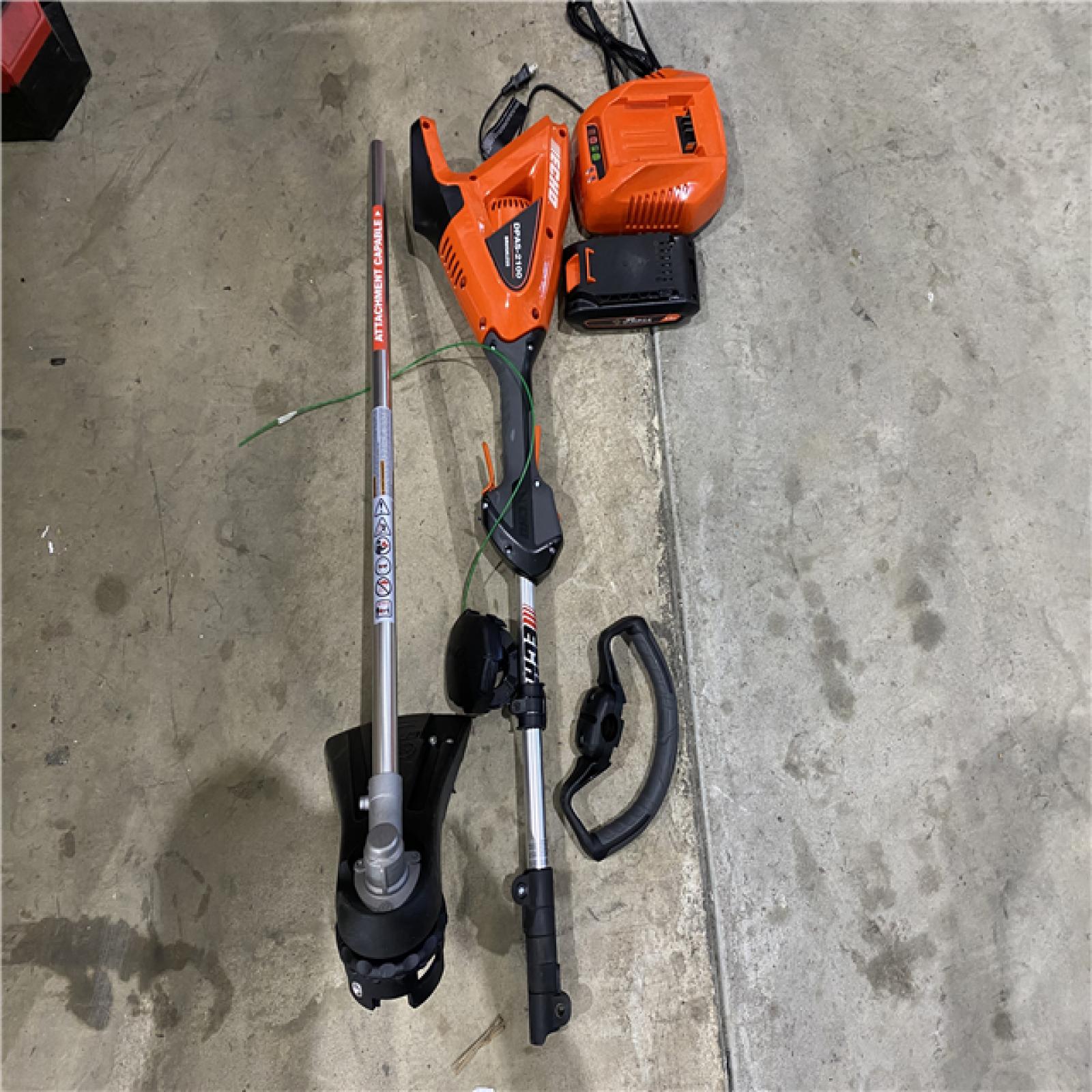 Houston location AS-IS Echo DPAS-2100SBC1 EFORCE 56V Brushless Cordless Pro Attachment Trimmer Kit