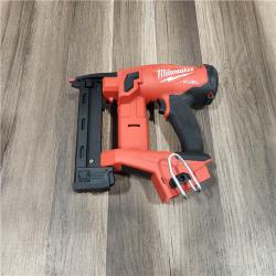 AS IS MILWAUKEE M18 FUEL 18-Volt Lithium-Ion Brushless Cordless 18-Gauge 1/4 in. Narrow Crown Stapler (Tool-Only)