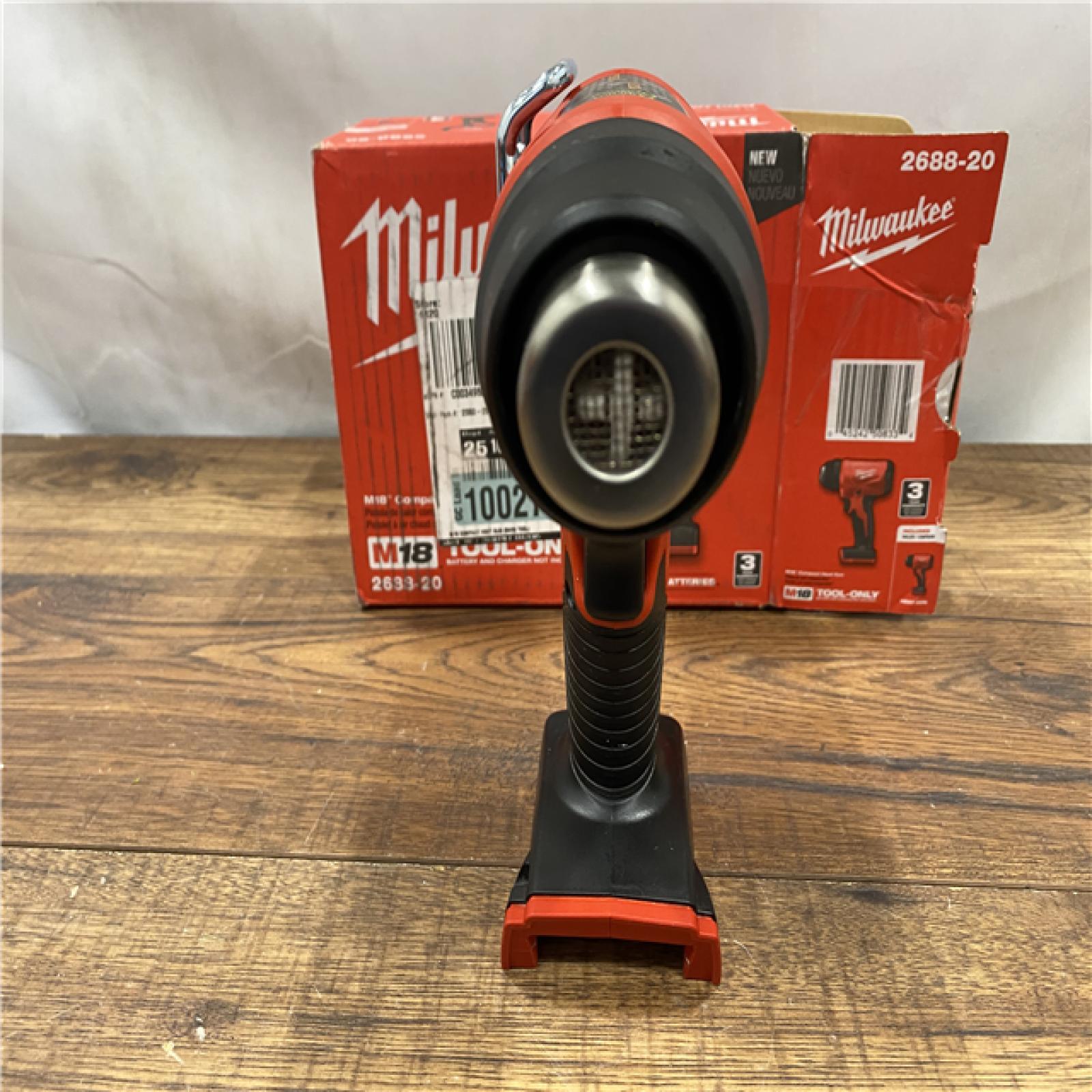 AS IS Milwaukee M18 18 Volt Compact Heat Gun