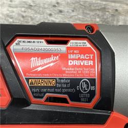 AS-IS Milwaukee M12 12-Volt Lithium-Ion Cordless Combo Kit (5-Tool) with Two 1.5 Ah Batteries, Charger and Tool Bag