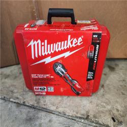 HOUSTON LOCATION - AS-IS Milwaukee M12 Force Logic Press Tool 1/2 in. to 1 in. Kit (MISSING 3/4 PRESS JAW)