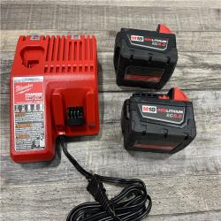 AS-IS Milwaukee M18 18-Volt Lithium-Ion XC Starter Kit with Two 5.0Ah Batteries / Charger (48-59-1852B)