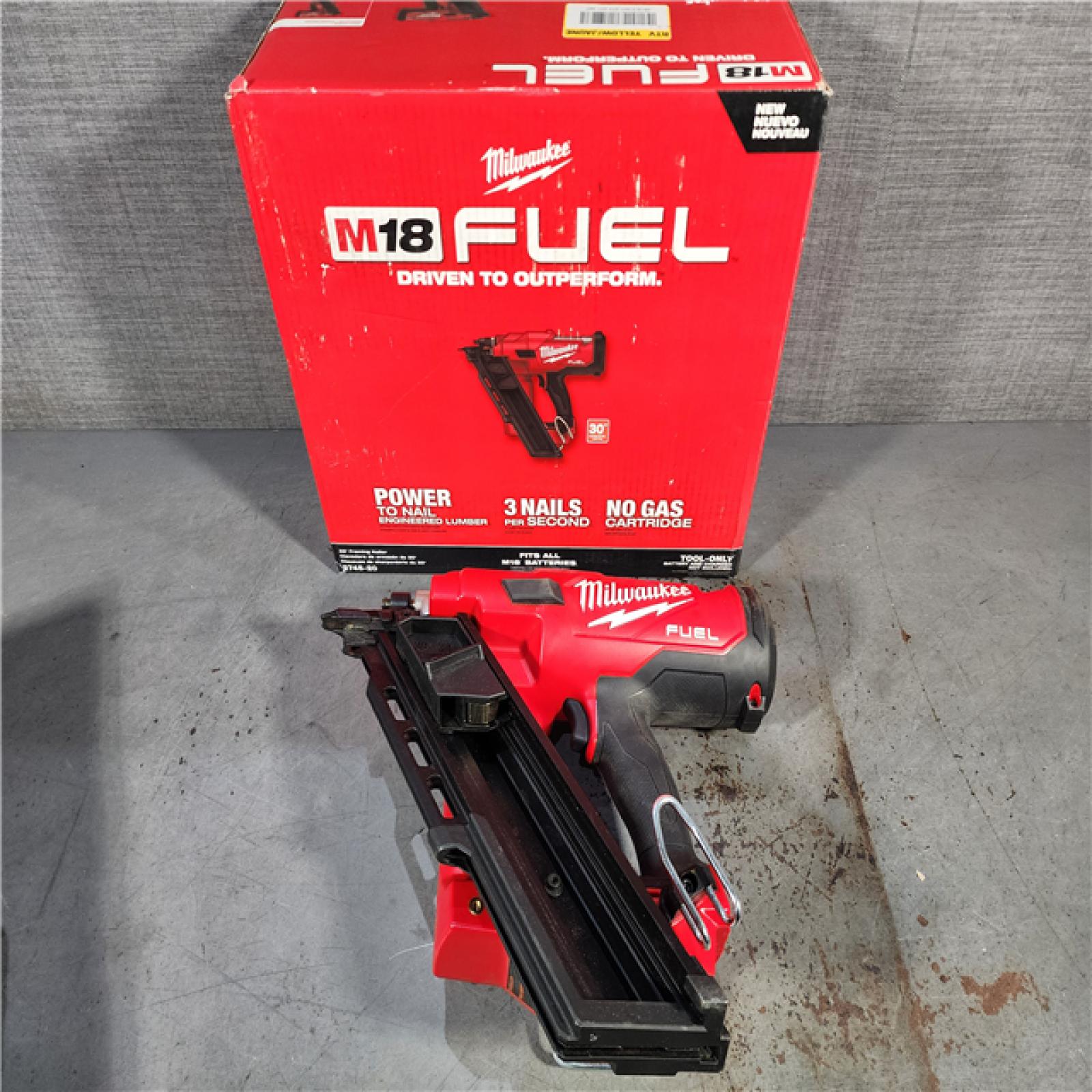 HOUSTON LOCATION - AS-IS M18 FUEL 3-1/2 in. 18-Volt 30-Degree Lithium-Ion Brushless Cordless Framing Nailer (Tool-Only)