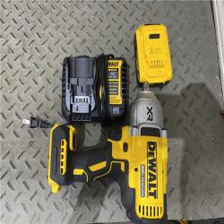 Houston location AS-IS DEWALT 20V MAX* XR 1/2  High Torque Impact Wrench with Hog Ring Anvil