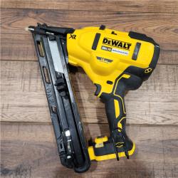 AS-IS DEWALT 20V MAX XR 15 Ga. Cordless 34 Deg Nailer 20 V