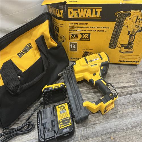 AS-IS DEWALT 20V MAX XR 18 Gauge Brad Nailer Kit