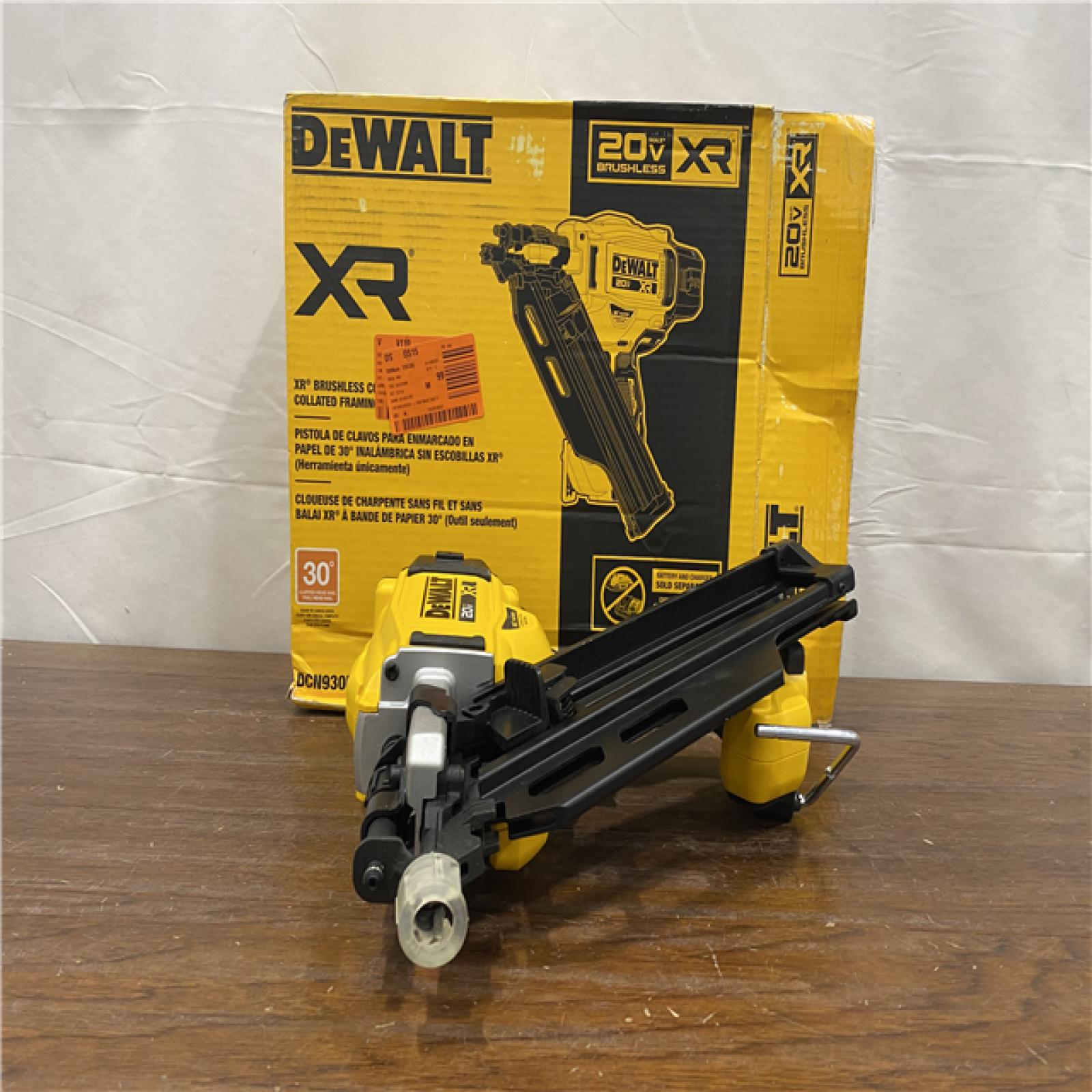 AS-IS DEWALT 20-Volt 30Â° Cordless Framing Nailer (Tool-Only)