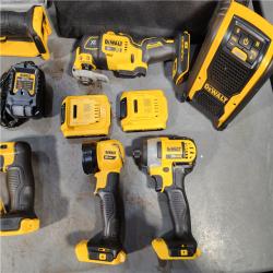 HOUSTON LOCATION - AS-IS (APPEARS LIKE NEW) DEWALT 20V MAX Lithium-Ion Brushed Cordless (10-Tool) Combo Kit