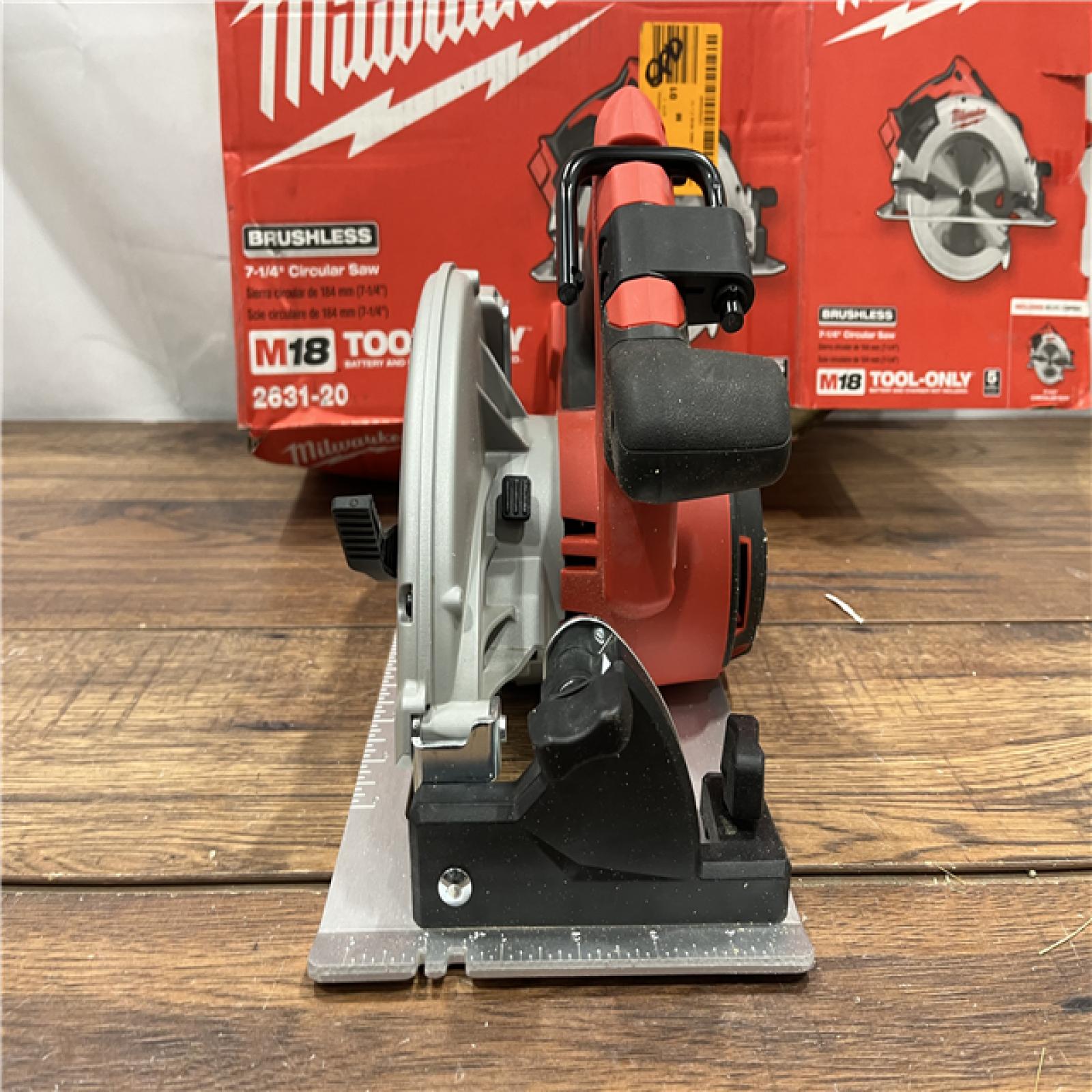 AS IS Milwaukee M18 7-1/4  18V Brushless Circular Saw 2631-20 (Bare Tool)