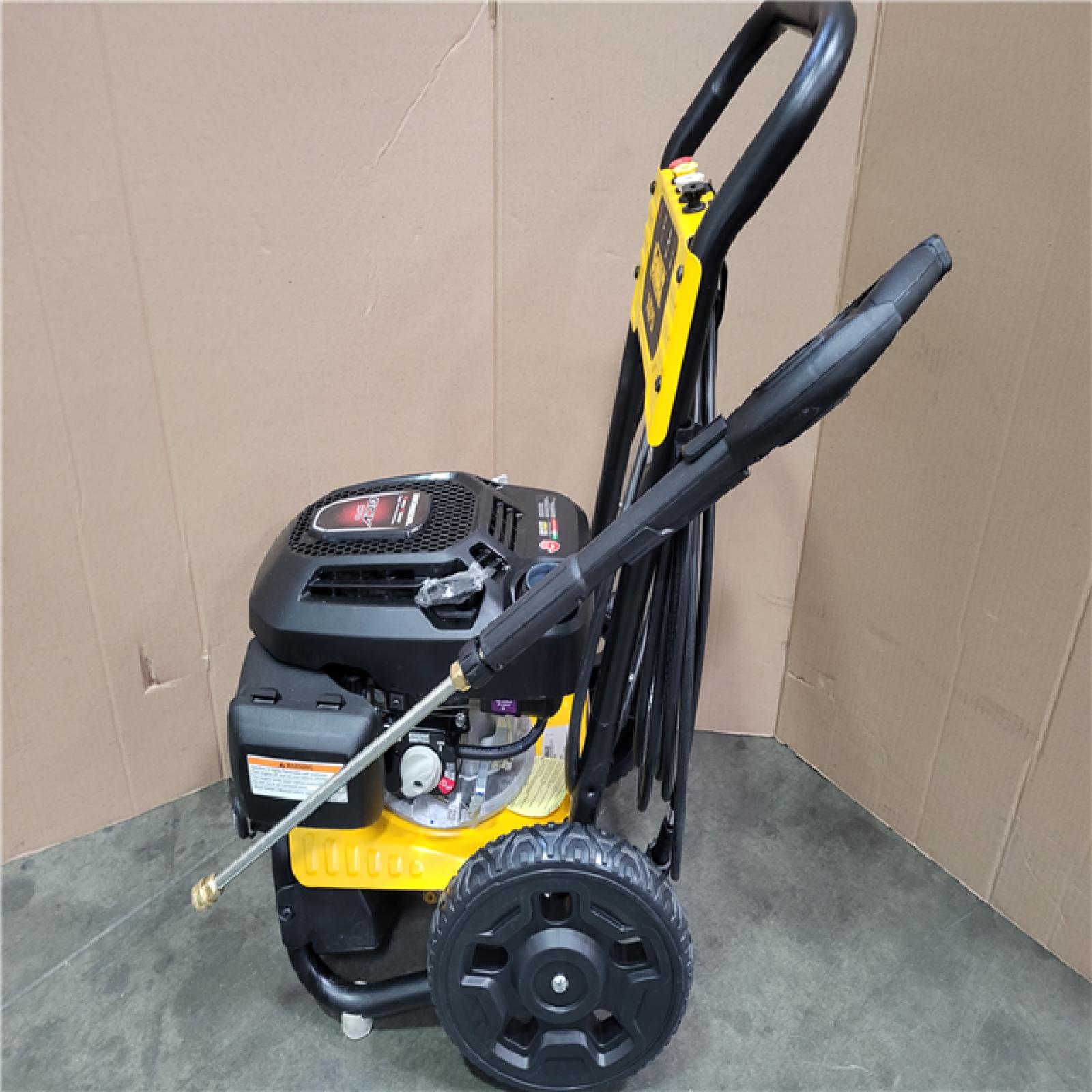 CALIFORNIA AS-IS DEWALT HIGH PERFORMANCE EASY START HONDA GVC 170 3100 PSI GAS PRESSURE WASHER