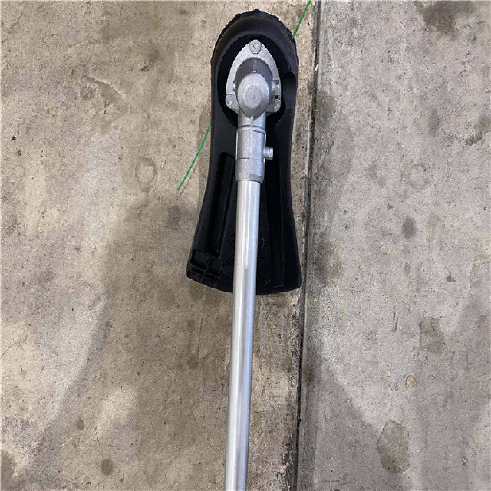 Houston location AS-IS EFORCE 56V X Series 17 in. Brushless Cordless Battery String Trimmer with 5.0Ah Battery and Rapid Charger