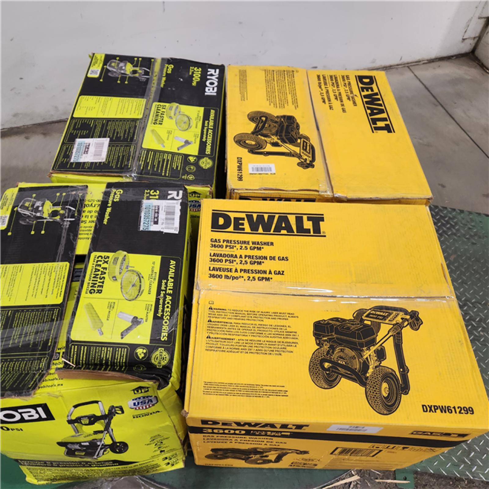 Dallas Location - As-Is GAS PRESSURE WASHER (Lot Of 4)