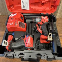 AS-IS Milwaukee M18 FUEL 18V Lithium-Ion Brushless Cordless Hammer Drill and Impact Driver Combo Kit (2-Tool)