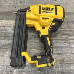 AS-IS DeWalt 20V MAX XR Lithium-Ion Electric Cordless 18-Gauge Brad Nailer (Tool Only)