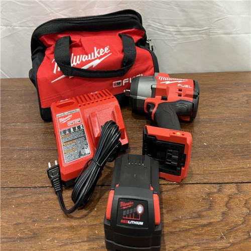 AS-IS Milwaukee M18 1/2 in. Cordless Brushless High Torque Impact Wrench Kit (Battery & Charger)