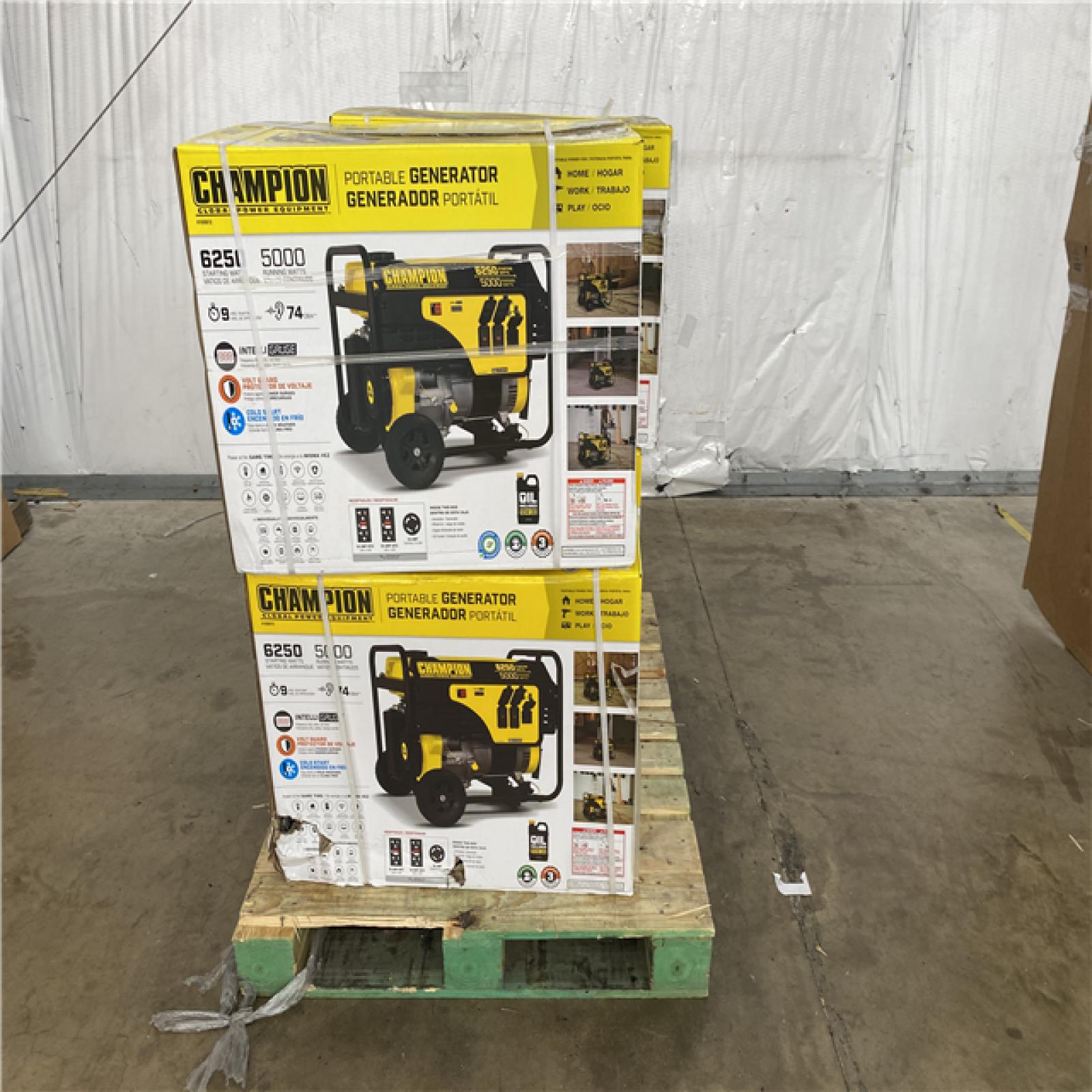 Houston Location AS IS - Champion Generator 6250 Watts