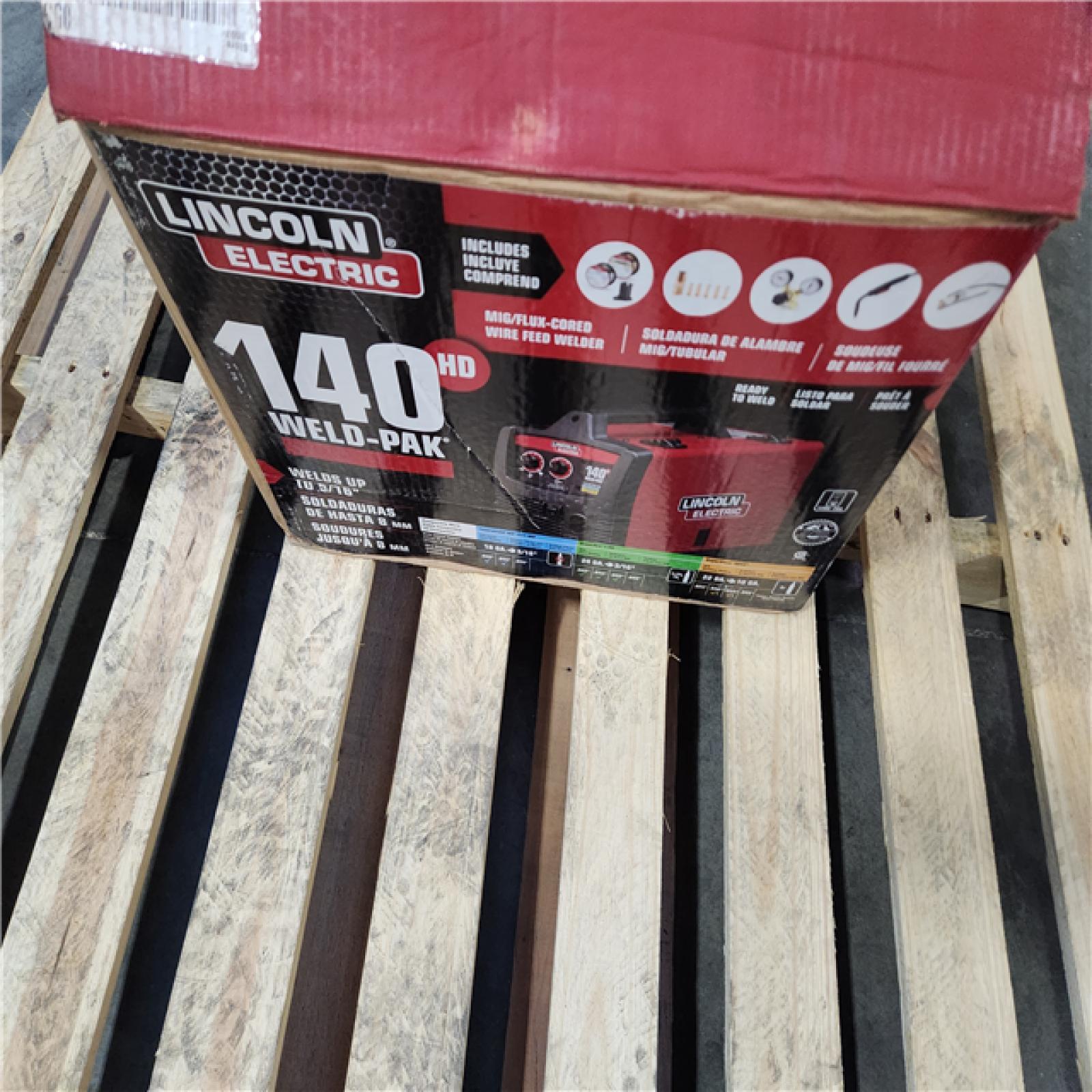 California AS-IS Lincoln Eletectric 140 Amp Weld Pak 140 HD