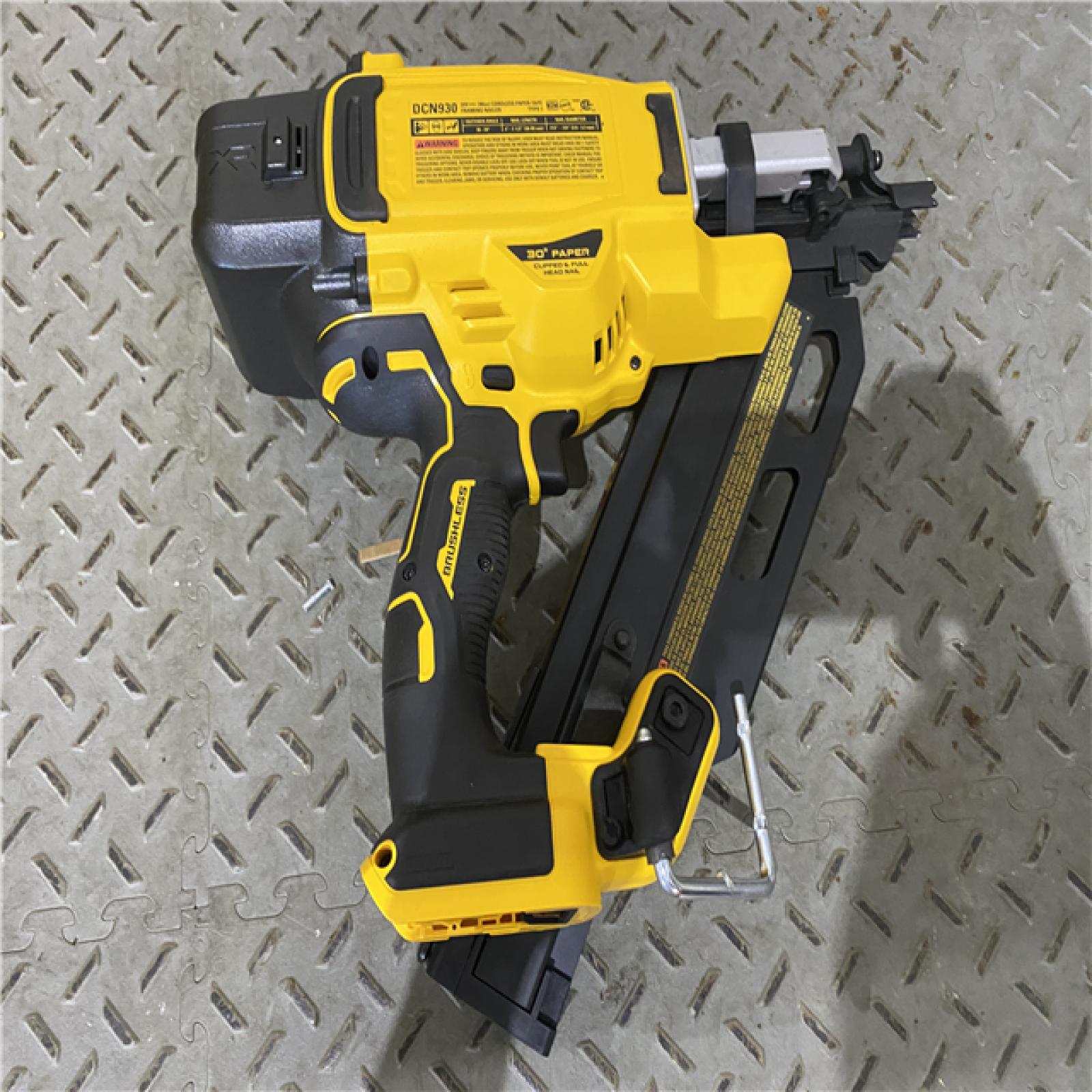 Houston location AS-IS DEWALT 20-Volt 30Â° Cordless Framing Nailer (Tool-Only)