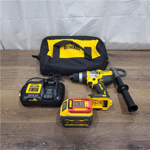 AS-IS Dewalt FLEXVOLT 20 Volt 1/2 in. Brushless Cordless Hammer Drill/Driver Kit (Battery & Charger)