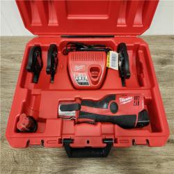 Phoenix Location LIKE NEW Milwaukee M12 12-Volt Lithium-Ion Force Logic Cordless Press Tool Kit (3 Jaws Included) with Two 1.5 Ah Battery and Hard Case