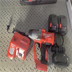 Houston location AS-IS Milwaukee 2867-20 18V M18 FUEL Lithium-Ion Brushless Cordless 1 High Torque Impact Wrench W/ ONE-KEY (Tool Only)