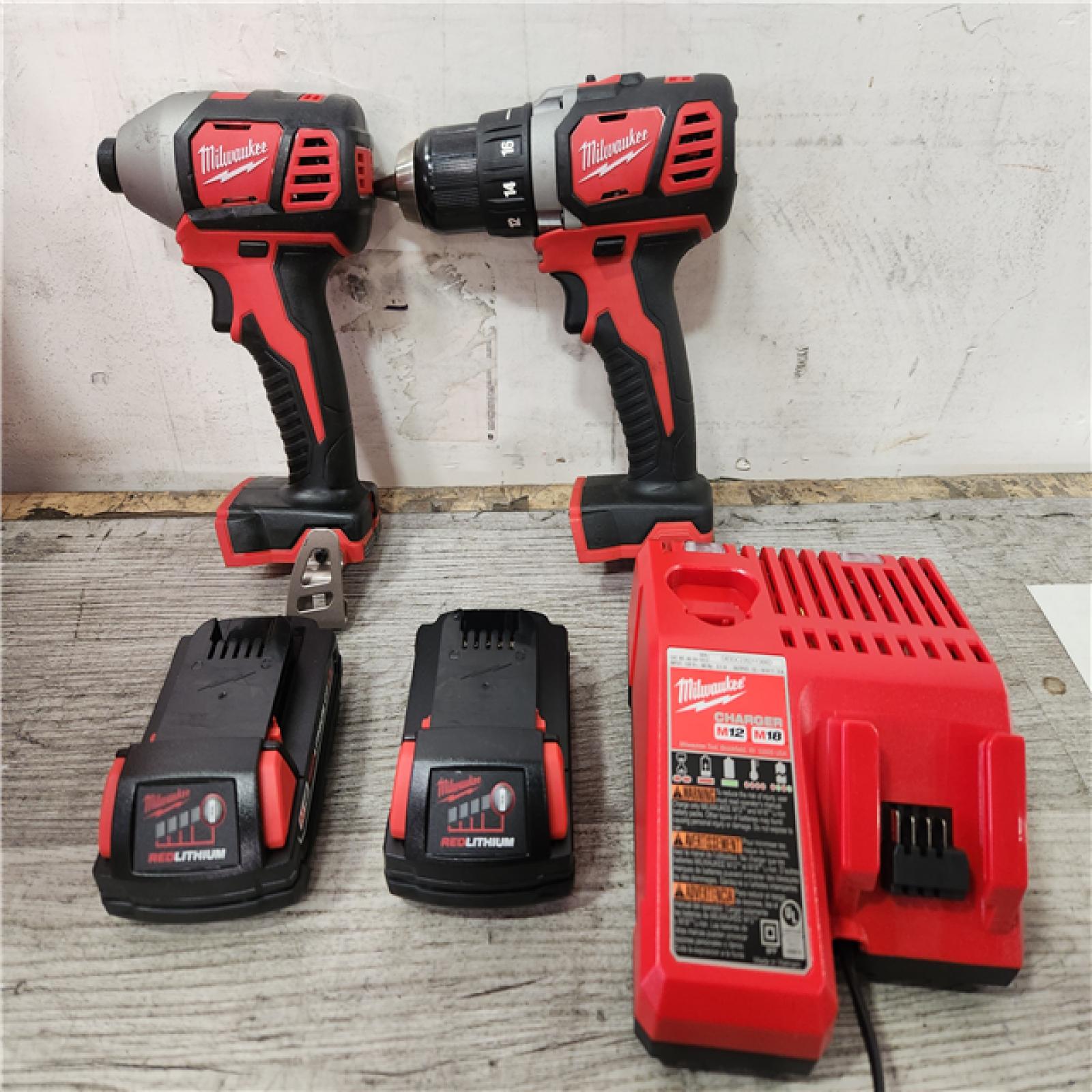 Phoenix Location Milwaukee M18 18V Lithium-Ion Cordless Drill Driver/Impact Driver Combo Kit (2-Tool) W/ Two 1.5Ah Batteries, Charger Tool Bag